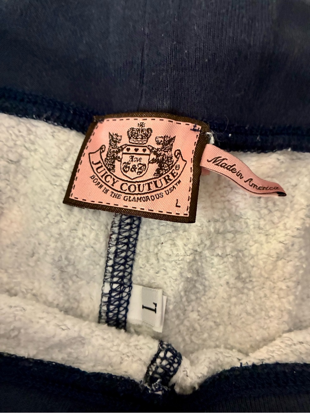 Y2K Juicy Couture Rare Cherry Terry Cloth Shorts L - Picture 4 of 8